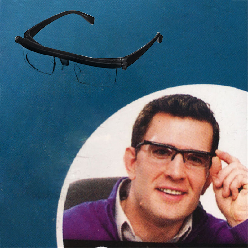 Adjustable Strength Lens Zoom Reading Glasse