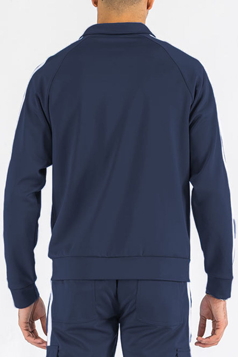 Two Stripe Zip Up Track Jacket TJ700