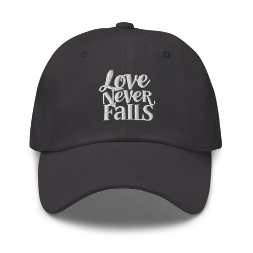 Embroidered Baseball Cap - Adjustable - Love Never Fails