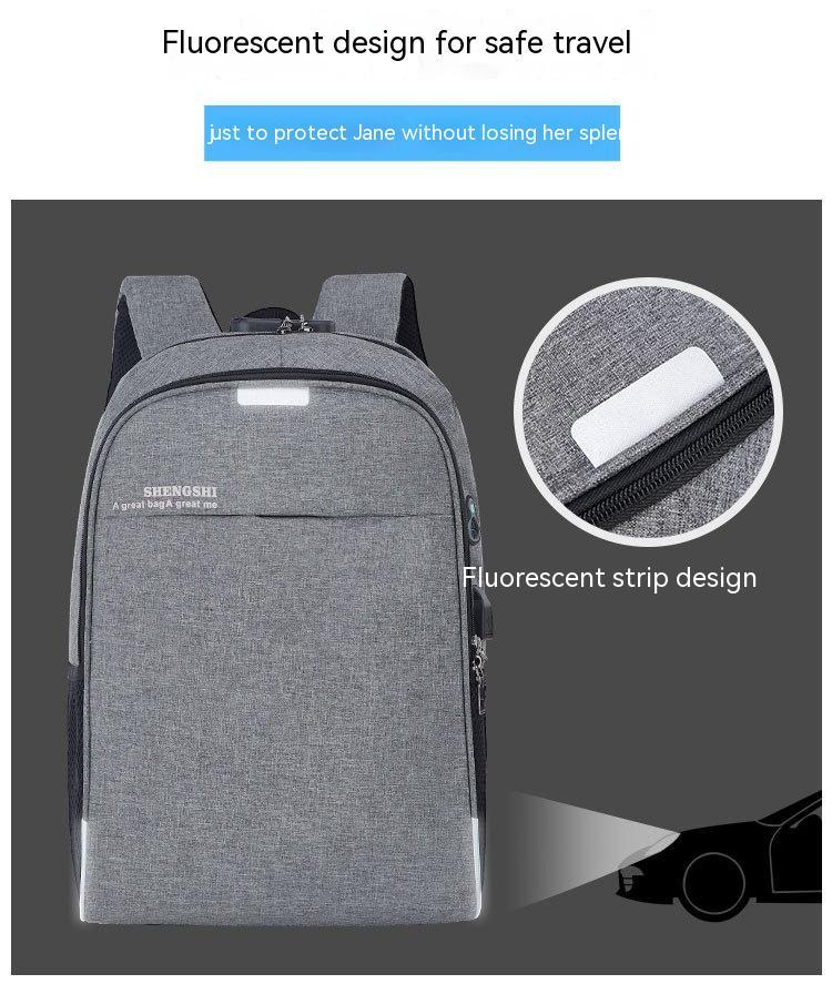 USB Charging Casual Backpack Business Backpack
