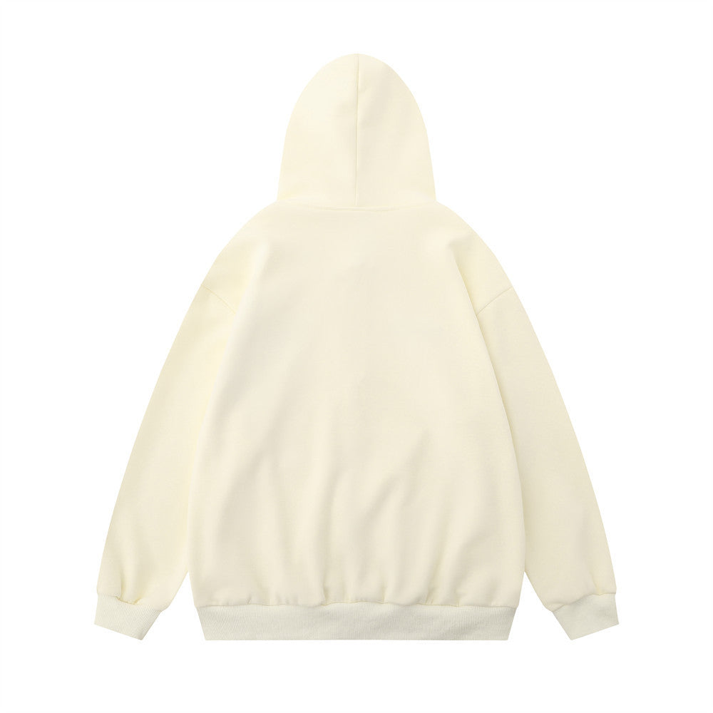 Butterfly Embroidered Hooded Jacket For Men