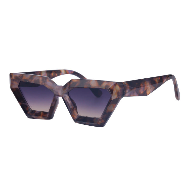 Small Frame Sunglasses Irregular Cat Eye Sunglasses