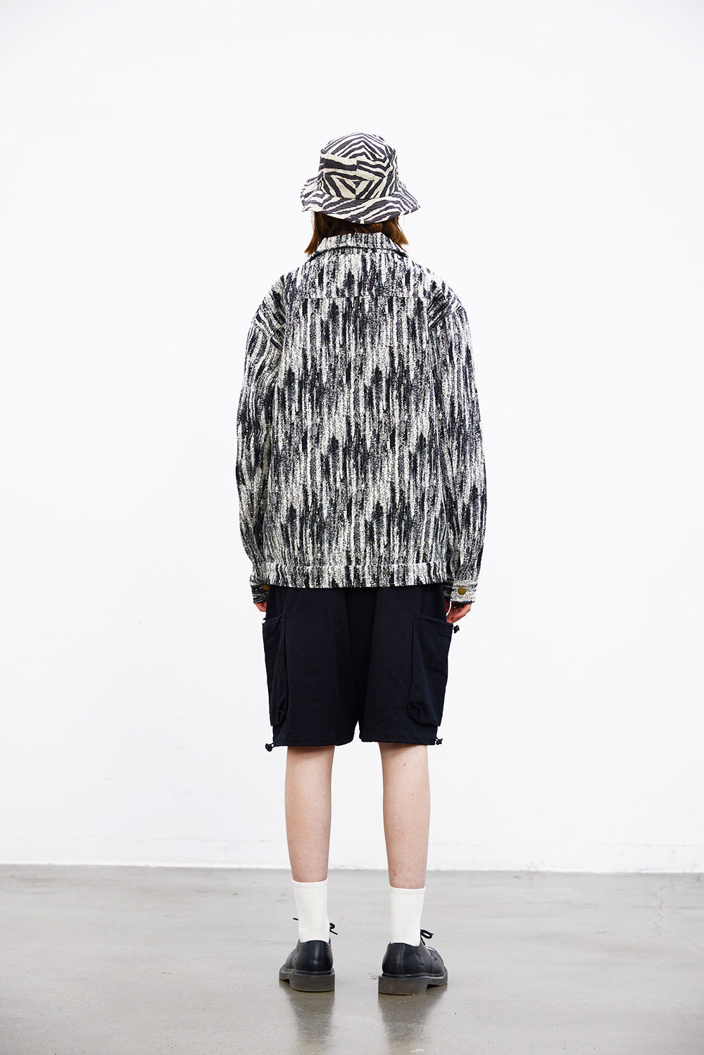 Tie-dye Gradient Jacket For Men