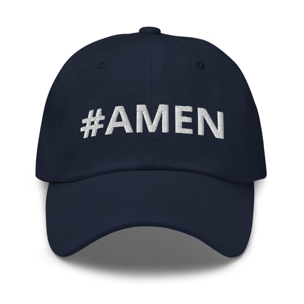 Embroidered Adjustable Baseball Cap - #amen