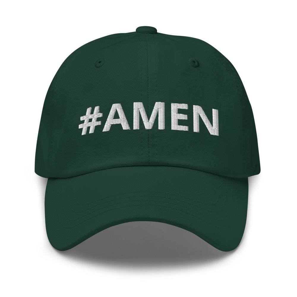 Embroidered Adjustable Baseball Cap - #amen