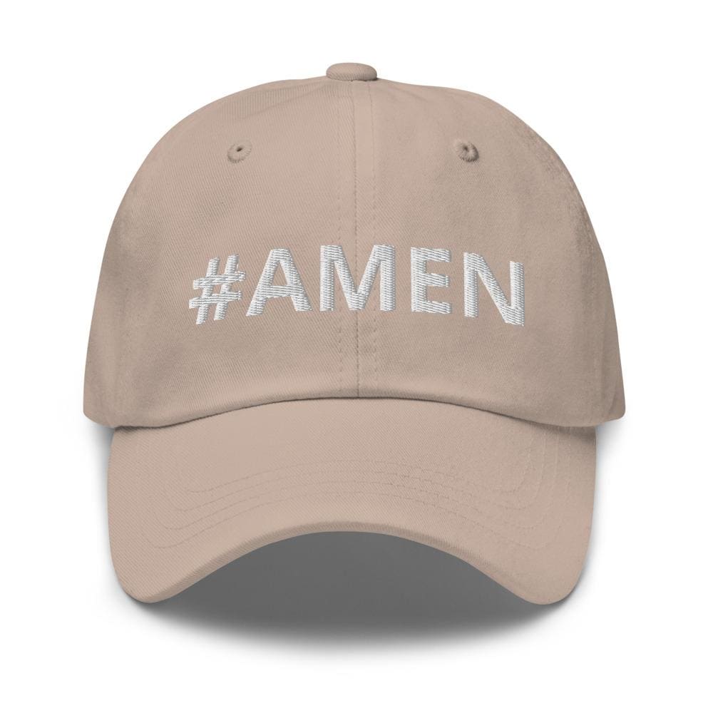 Embroidered Adjustable Baseball Cap - #amen