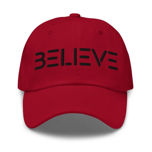 Embroidered Baseball Cap - Adjustable - Believe