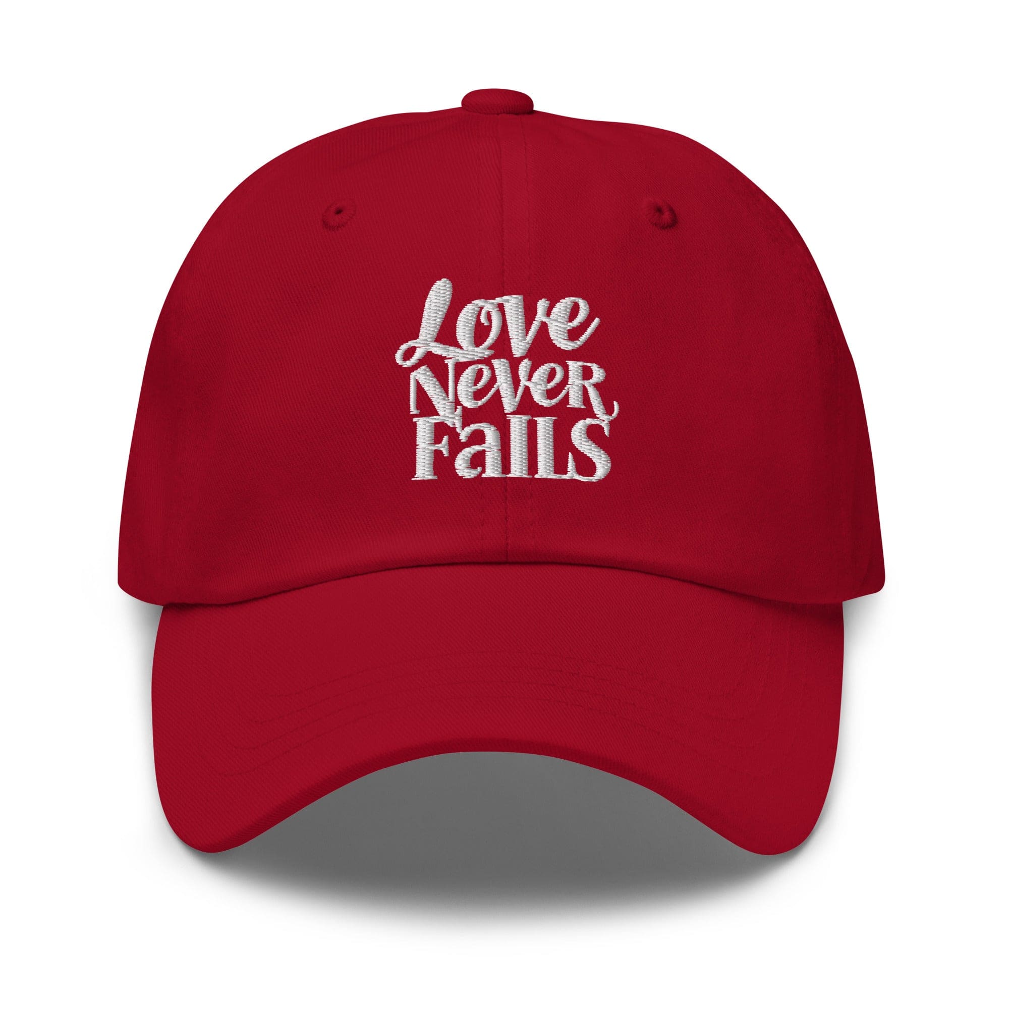 Embroidered Baseball Cap - Adjustable - Love Never Fails
