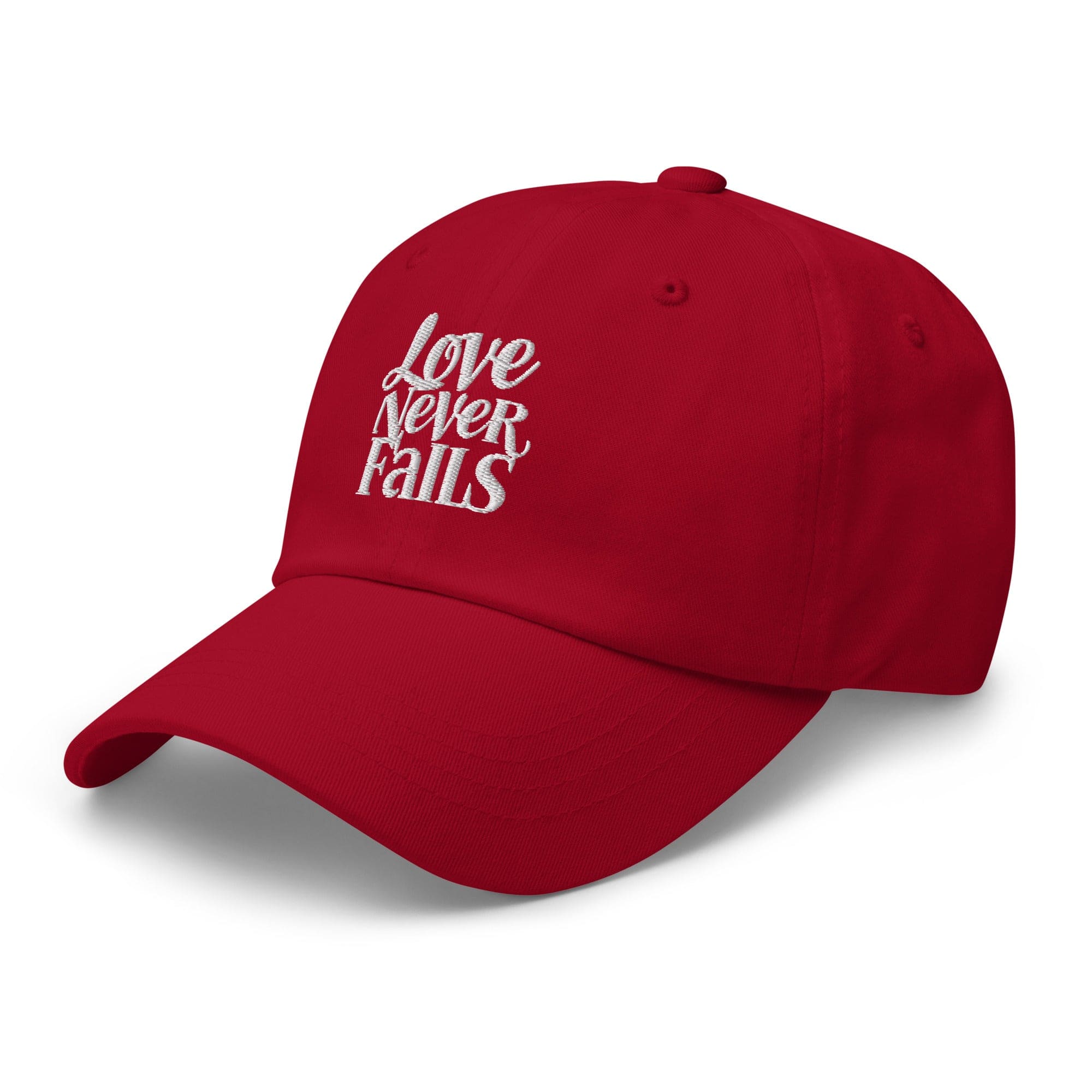 Embroidered Baseball Cap - Adjustable - Love Never Fails