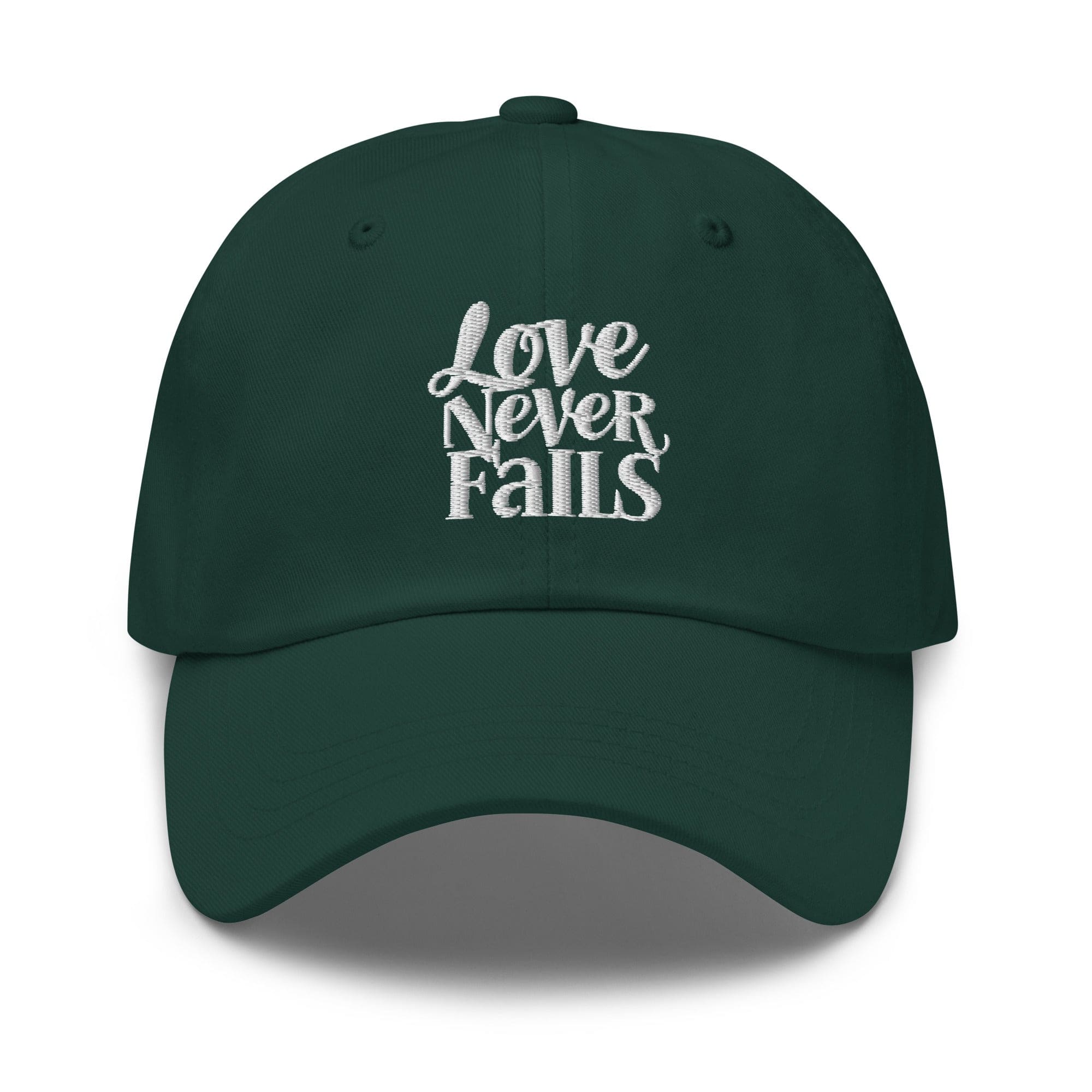 Embroidered Baseball Cap - Adjustable - Love Never Fails