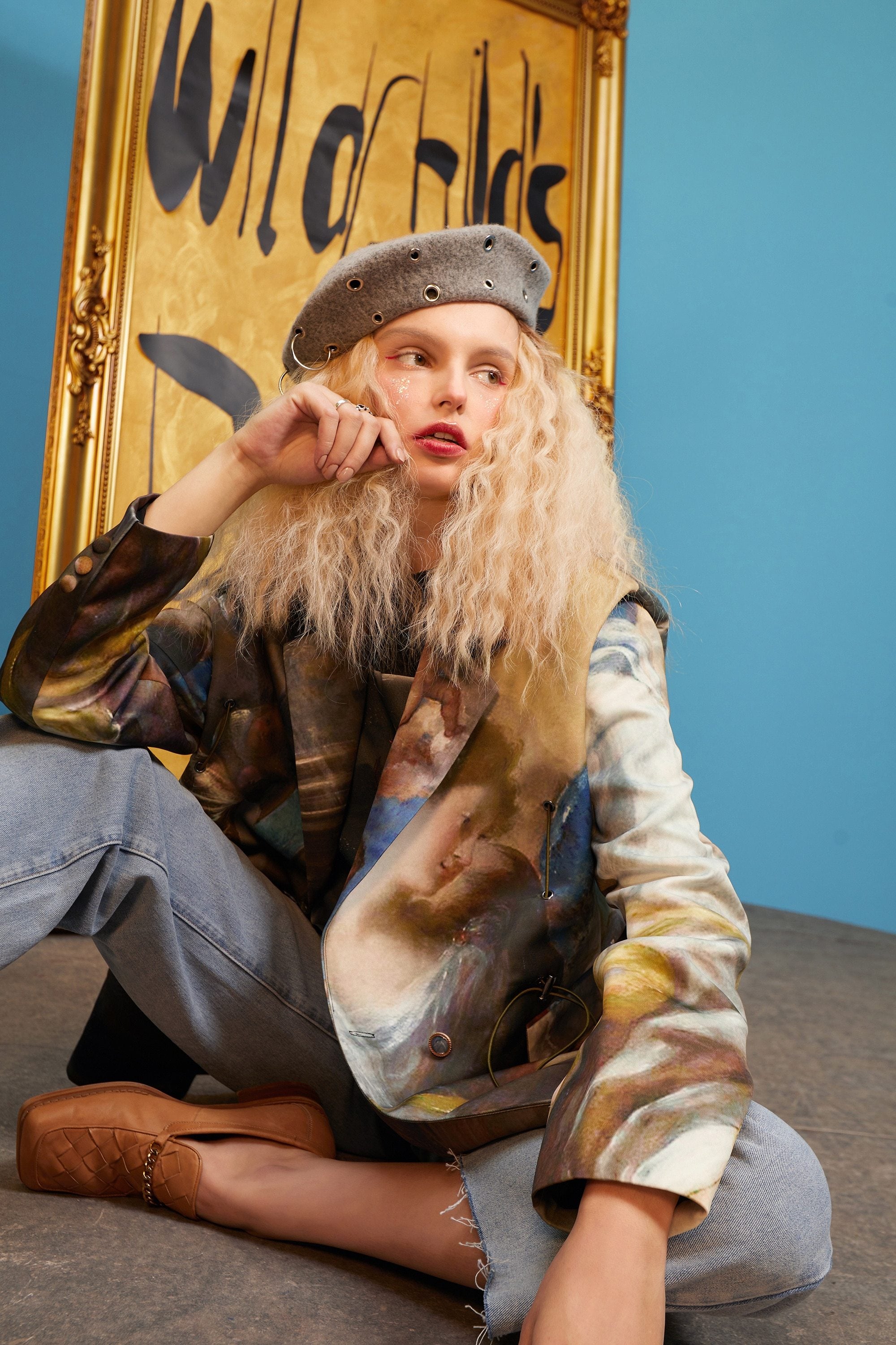 Graphic Chic Single Breasted Korean Blazer Women Jacket Spring ELF